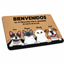 Limpiapiés Personalizado con Nombre e Imagen de tu Mascota